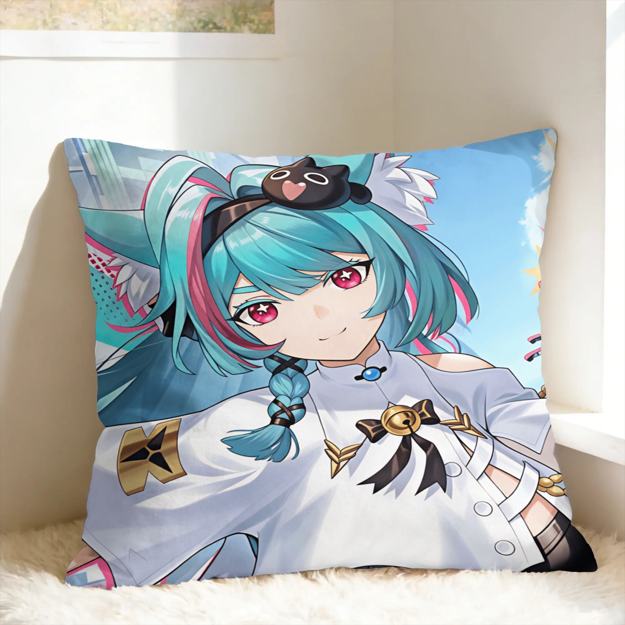 Home Decor Nte - NTE Nanally Neverness to Everness ปลอกหมอนอิงนุ่ม