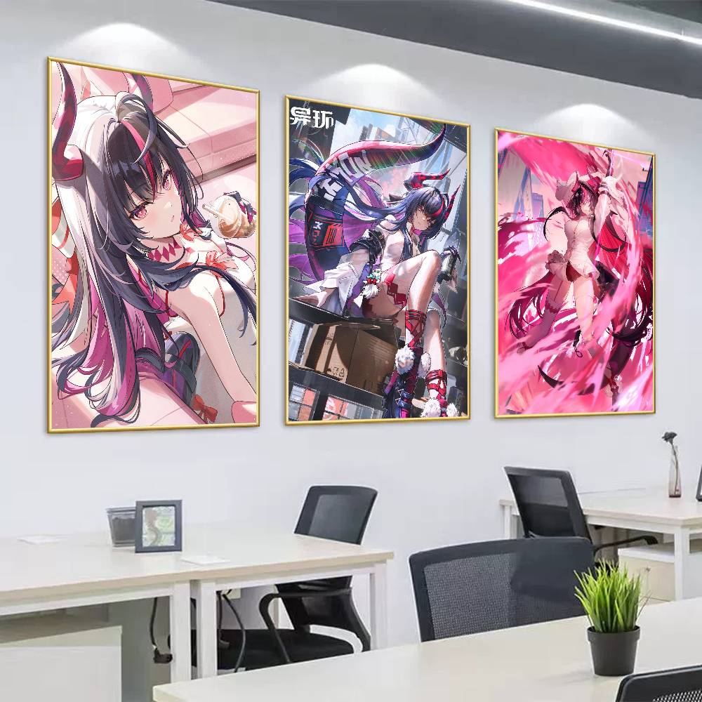 Home Decor Nte - ชินกุ เกม เอ็นทีอี นีเวอร์เนส ทู เอเวอร์เนสโปสเตอร์ตกแต่งบ้านภาพศิลปะติดผนังสำหรับตกแต่งห้องนั่งเล่น