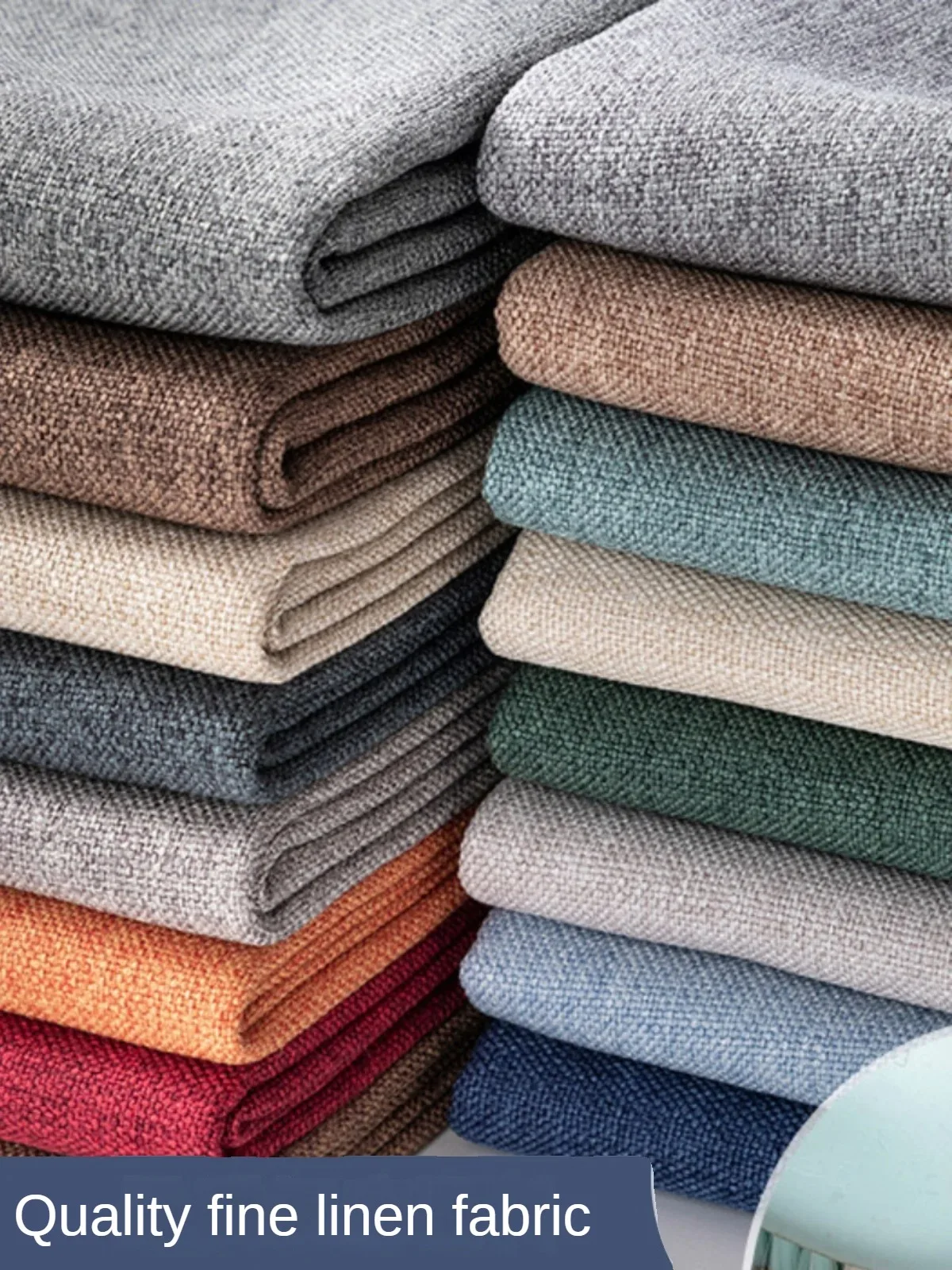 Linen Table Runner - ผ้าลินินธรรมดาหนาผ้า Fine By The Meter สําหรับผ้าปูโต๊ะกระเป๋าหมอนเบาะรองนั่งเย็บผ้าโซฟาสวมใส่