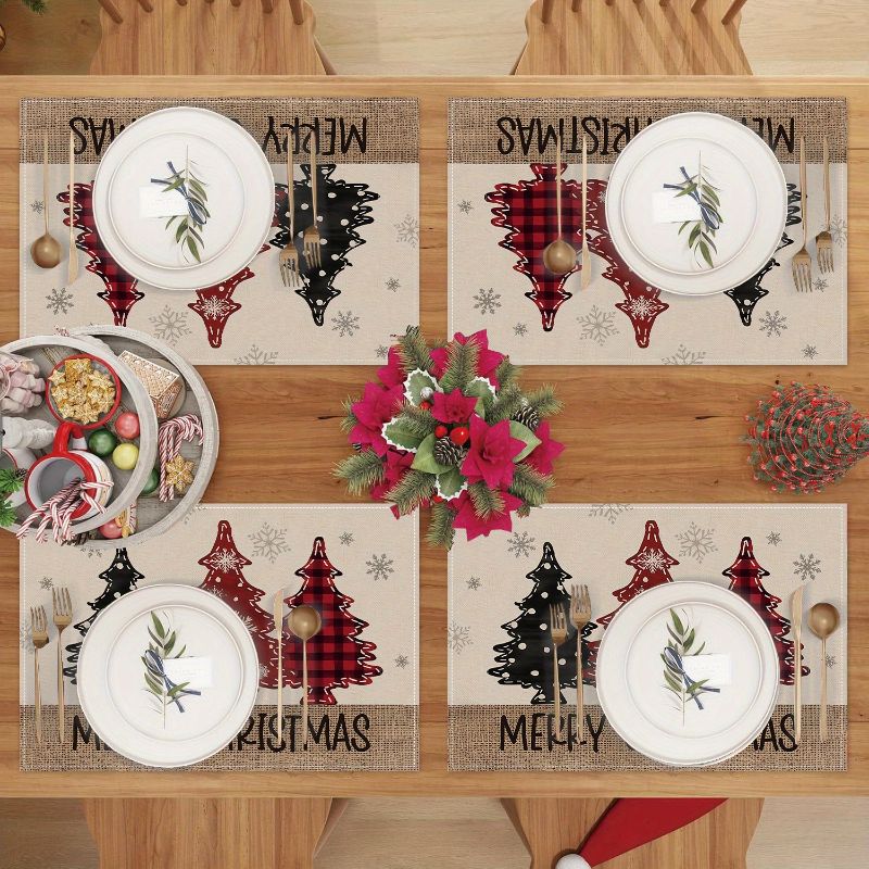ชุดผ้ารองโต๊ะคริสต์มาสสไตล์อเม - Linen Table Runner บทวิจารณ์และราคา