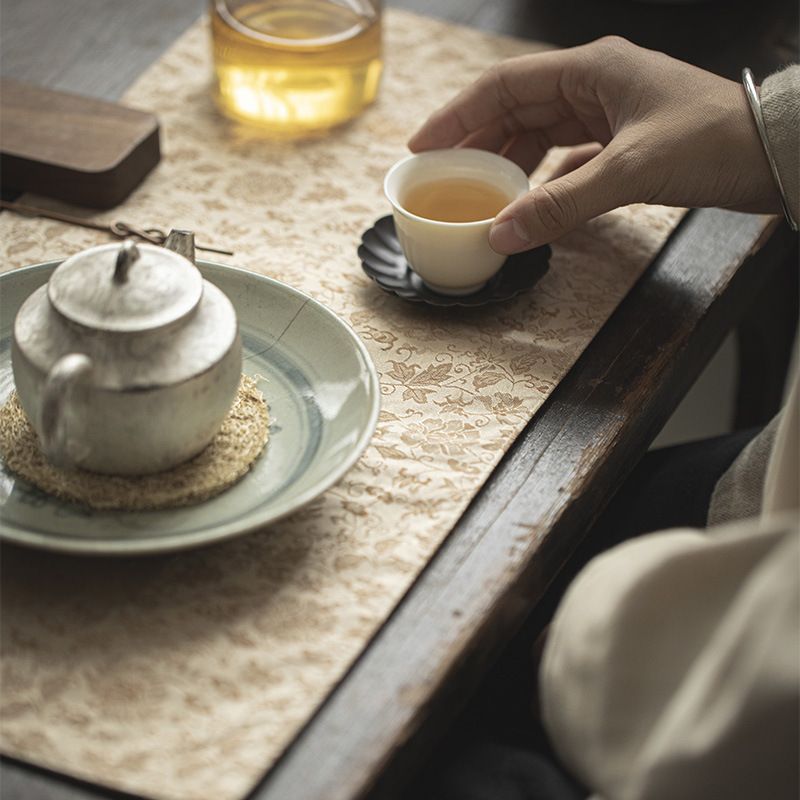 ผ้าปูโต๊ะชาสไตล์จีนแบบใหม่ ผ้า - Linen Table Runner บทวิจารณ์และราคา