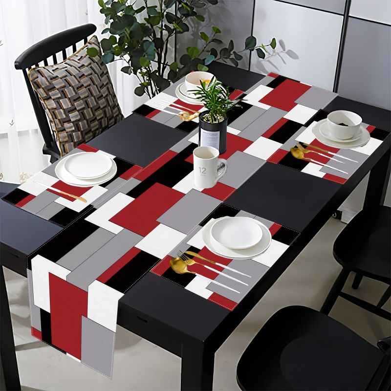 ชุดแผ่นรองจานและผ้าปูโต๊ะลายเร - Linen Table Runner บทวิจารณ์และราคา