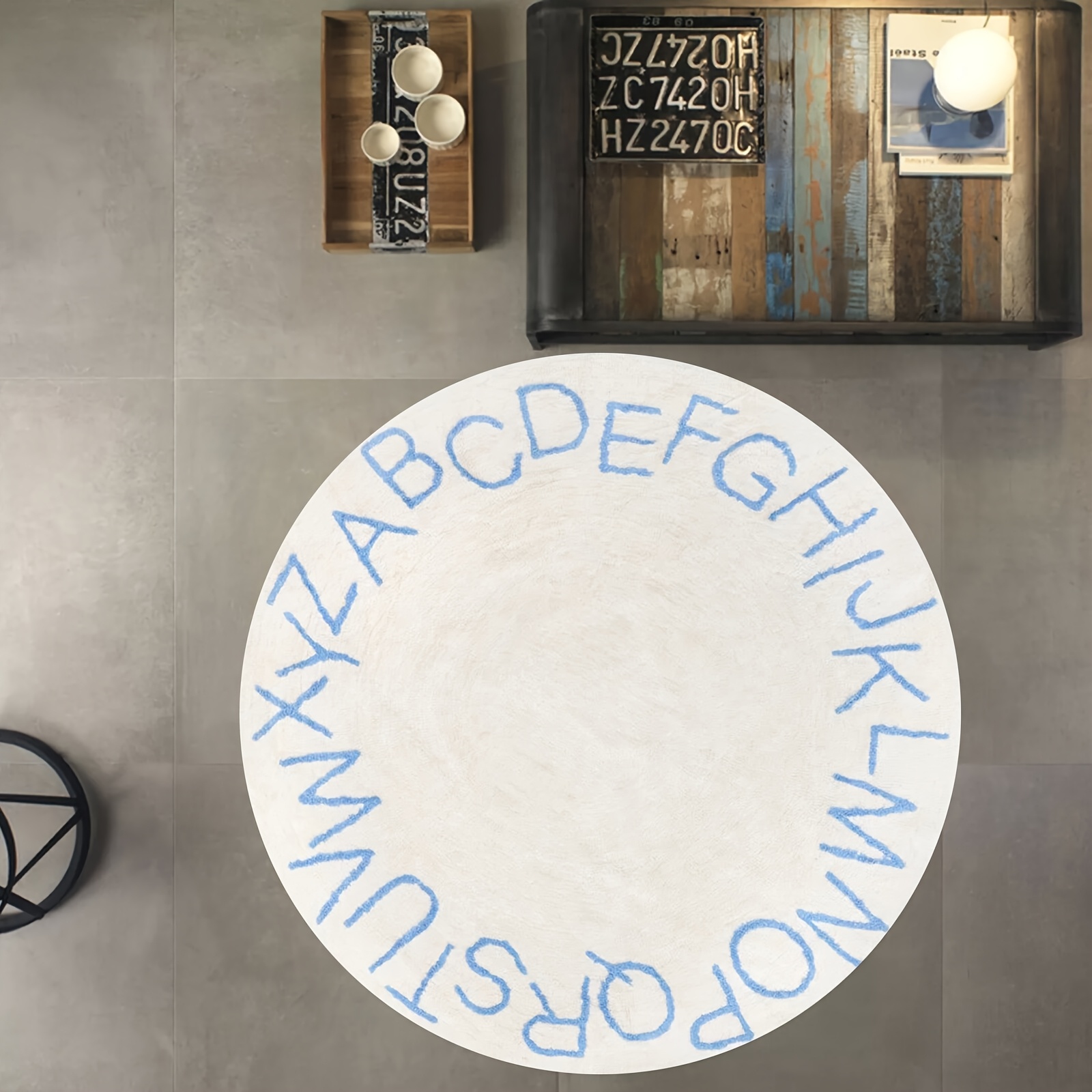พรมปูพื้นลายกราฟิกวินเทจ ทนทาน - Home Decor Retail Stores บทวิจารณ์และราคา