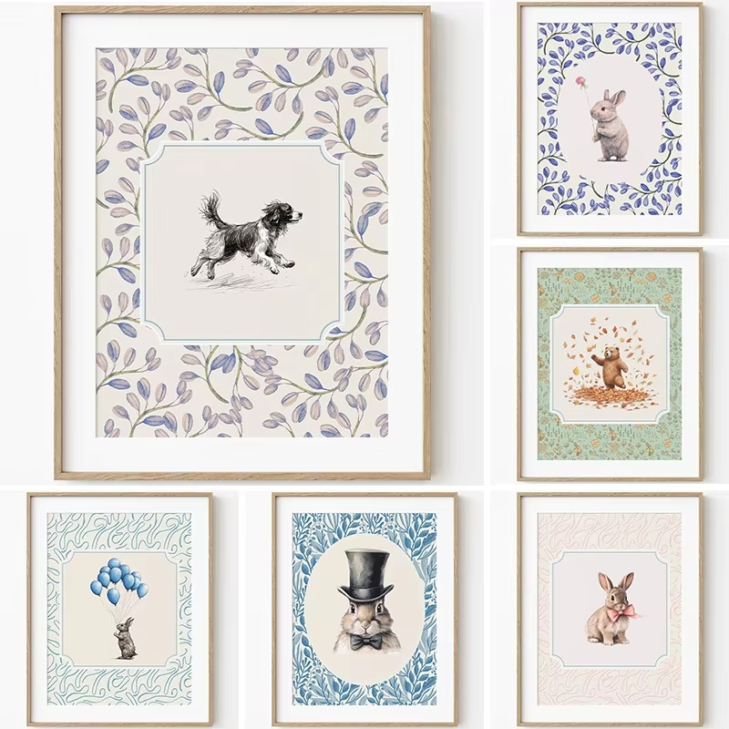 โปสเตอร์สัตว์สไตล์นอร์ดิก: กระ - Home Decor Japandi บทวิจารณ์และราคา