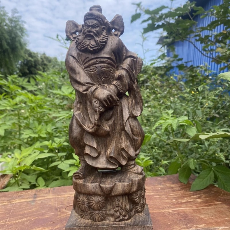 รูปปั้น/ฟิกเกอร์จงขุย ไม้แกะสล - Home Decor Vietnam บทวิจารณ์และราคา