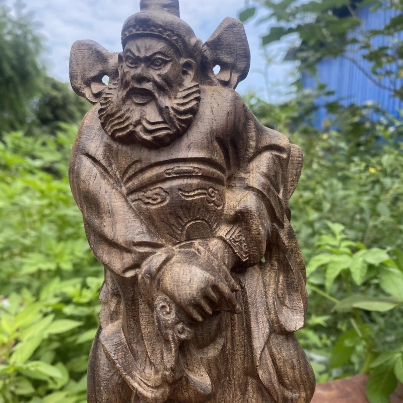 รูปปั้น/ฟิกเกอร์จงขุย ไม้แกะสล - Home Decor Vietnam บทวิจารณ์และราคา