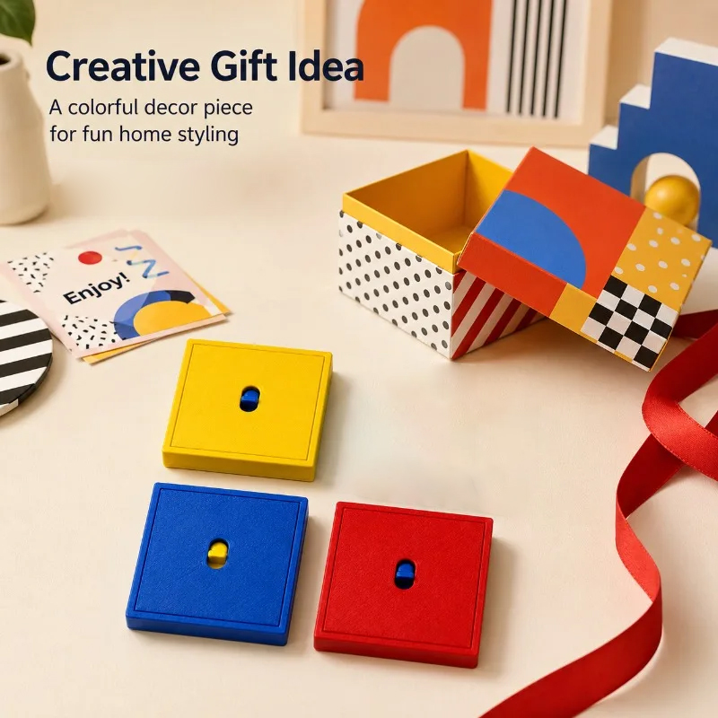 ฝาครอบสวิตช์ไฟ 3D พิมพ์ลายโดปา - Home Decor Dopamine บทวิจารณ์และราคา
