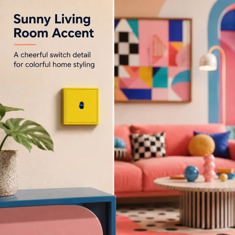 ฝาครอบสวิตช์ไฟ 3D พิมพ์ลายโดปา - Home Decor Dopamine บทวิจารณ์และราคา